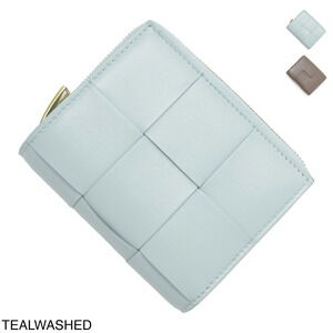 Bottega Veneta Cassette Compact Zip Around Wallet Coin